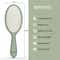Ikonic Me Oval Brush IKM-3018 - Jade Green