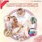 Majestique Luxury Bathing Round Loofah 3xRicher Lather Bath Sponge - Pink
