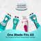 LetsShave Evior 6 Razor World’s First 6 Blades Aloe Bar Smooth Shave for Bikini and Body