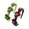Majestique Floral Designer Hairbands with Rhinestones (2 pcs)