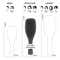 Tangle Teezer The Ultimate Detangler Brush - Chrome Midnight Silver