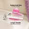 LetsShave Evior 3 Plus Disposable Razor - Pink, White (6 Pcs)