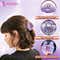 Majestique Shell Clutcher Hair Clips with 1 Large and 2 Small Clips - Blue (3 pcs)
