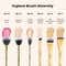 MARS Artist's Arsenal Angular Buffing Brush Golden (1 pc)
