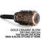 Alan Truman Gold Ceramic Blow Drying Brush - Large (1 Pc)