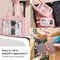 Bronson Professional Makeup Pouch Travel Toiletries Organizer Set (3 pcs)