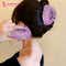 Majestique Shell Clutcher Hair Clips with 1 Large and 2 Small Clips - Blue (3 pcs)
