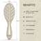 Ikonic Me Eco-Brush (Leaf Cut Design) IKM-2511 - Sand Beige