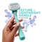 LetsShave Evior 6 Shaving Razor Mid-Flex Blades & Dual Moisture Bar infused for Women (1 pc)