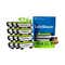 LetsShave Pro 4 Razor Shaving Blades Set - Black (12Pcs)