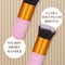 Bronson Professional FAT Brush for Face Powder and Blush - Color May Vary (1Pc)