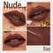 Lakme Bejewel 3D Matte Slim Bullet Lipstick with Vitamin E for Hydrated Lips - Nude Bae (3.4 g)