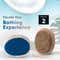 Vega Bath Sponge Pair (BA-3/2) Color May Vary (48 g)