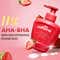 mCaffeine 11% AHA BHA Strawberry Body Lotion for Smooth Skin (200 ml)