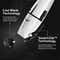 JRL Professional Cordless Hair Clipper with Reset IQ & Smart-Clip Technology - Ghost White