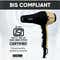 VEGA Professional Pro Dry 1800-2000W Hair Dryer with 3 Heat-2 Speed Settings Gold (VPVHD-04)