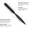 Denman Gentle Curling Brush D73 - Black