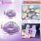 Majestique Shell Clutcher Hair Clips with 1 Large and 2 Small Clips - Blue (3 pcs)