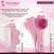 Majestique Premium Baby Hair Brush Comb Set for New Born - Pink (2 pcs)