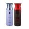 AJMAL Sacrifice II Him & Sacred Love Deodorant Spray for Women - Pack of 2 (200ml Each)