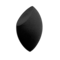 Allure Makeup Blender Sponge - Black - (1Pc)