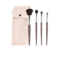 Allure Chocolate Brown Makeup Brush Set - (4Pcs)