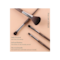 Allure Chocolate Brown Makeup Brush Set - (4Pcs)