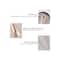 Allure Beige Pro Makeup Brush with Suede Pouch - (16Pcs)