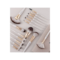 Allure Beige Pro Makeup Brush with Suede Pouch - (16Pcs)