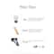 Allure Classic Eyeshadow and Eye Brush : C-13 & C23 - (2pcs)