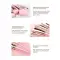 Allure Pink Diamond Crystal Makeup Brush with Pouch - (10Pcs)