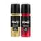 AXE Gold Temptation (215ml) & Intense (215ml) Long Lasting Deodorant Bodyspray For Men Combo