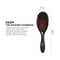 Denman cruelty-free Hair Brush The Finisher Cushion D82M - Black