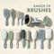 Ikonic Me Paddle Brush IKM-3016 - Sand Beige