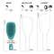 Tangle Teezer Mini Ultimate Detangler Brush - Transformative Teal