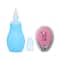 Beebaby Nose Cleaner With Silicone Nozzle (Blue) 3 Month + Premium Nail Clipper (Pink) 0 Month Combo
