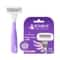 Bombae Rollplay Glow Hair Removal Razor with Roller (1 pc) & Body Razor Refills (2 pcs) Combo