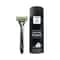 Bombay Shaving Company Charcoal Shaving Foam & Sensi Flo 6 Razor For Men Combo