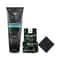 Bombay Shaving Company Charcoal Face Wash (100 g) + Neem & Charcoal Bath Soap (3 pcs) For Men Combo