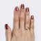 Gush Beauty Nailed It Reusable Luxury Press On Nails With Application Kit - Cherry Cola (24 pcs)