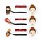Bronson Professional Makeup Brush Set (10Pcs)