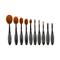 Bronson Professional Makeup Brush Set (10Pcs)