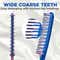 Vega Detangling Comb with 2 Row Teeth for Women & Men (1265)