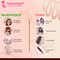 Majestique Vented Ribbon Detangler Hair Brush - Rose Gold