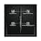 Coloressence Expert Eye Brow Pencil 2 In 1 Dual Function Eye Brow Filling Pencil Spoolie Shaping Brush With Eyebrow Styler - Black (0.25g)