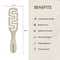 Ikonic Me Vent Brush Small IKM-2121 - Sand Beige