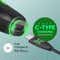 Vega P-2 Beard Trimmer for Men with 160 Min Runtime, 2 Comb Attachment, Type-C Fast Charging (VHTH-26)