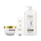 Dove Intense Repair Shampo + Intense Repair Conditioner + Shine Revive Treatment Hair Mask Combo