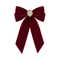 Majestique Velvet Hair Bow with Antique Brooch - Wine Red