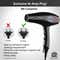 Vega Blow Pro 2200-2400W Hair Dryer With Nozzles (VHDP-05)